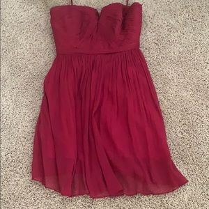 JCrew Crandberry bridesmaids dress